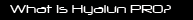 What is Hyalun PRO?