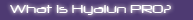 What is Hyalun PRO?